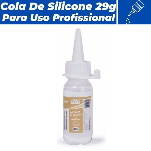 Imagem de Cola De Silicone Líquido 30ml Para Uso Doméstico E  Artesanatos 01 Unidade