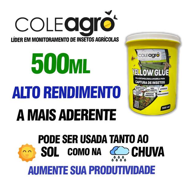 Imagem de Cola Entomológica Amarela 500ml Yellow Glue Coleagro