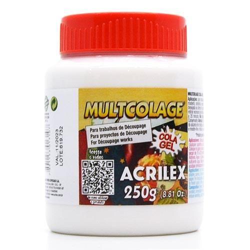 Imagem de Cola Gel Multcolage para Decoupage Acrilex - 250g