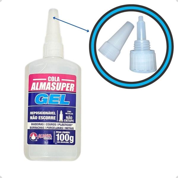 Imagem de Cola Instantânea Alma Super Gel 100g