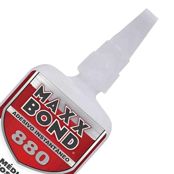 Imagem de Cola Instantânea Maxx Bond 880 Super Rapido Adesivo 100g