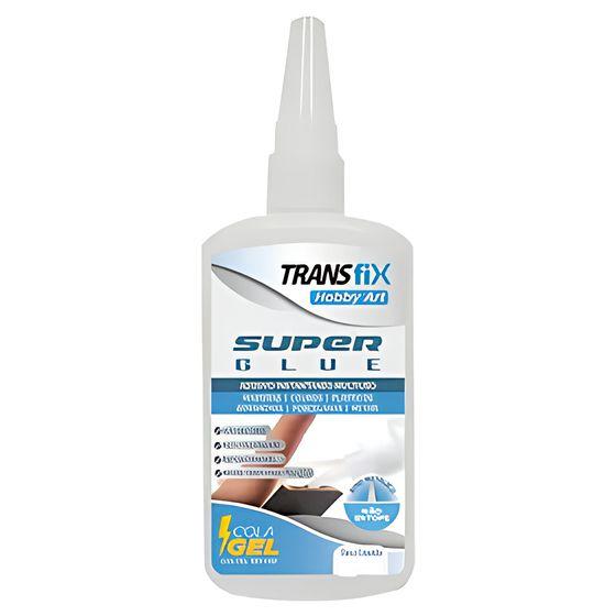 Imagem de Cola Instantânea Multiuso Secagem Rápida Transfix Super Glue Gel 20g