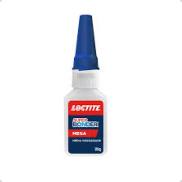 Imagem de Cola Instantânea Super Bonder Ultra / Mega Loctite 20g Cor Transparente