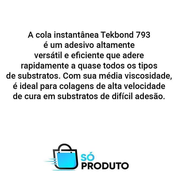 Imagem de Cola Instantânea Tek Bond 793 100g - Multiuso e Resistente