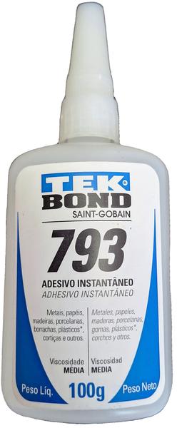 Imagem de Cola Instantânea Tek Bond 793 100g Super Bonder