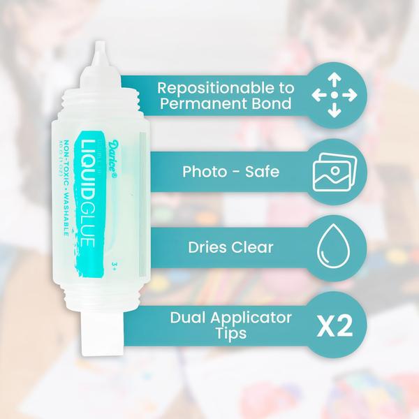 Imagem de Cola líquida Darice, pacote com 3, 30 ml para montagem de fotos em scrapbooking