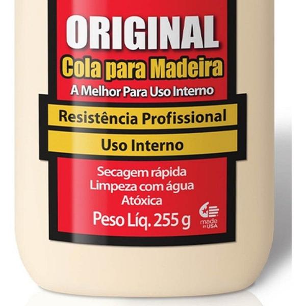 Imagem de Cola original p/ madeira 2pçs 255g 6026101 titebond + pincel