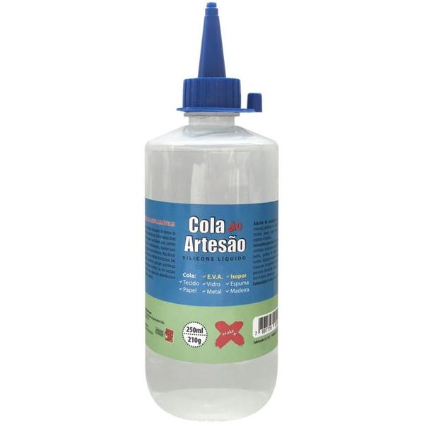 Imagem de Cola para Artesanato Artesao Silicone Liquido 250ML