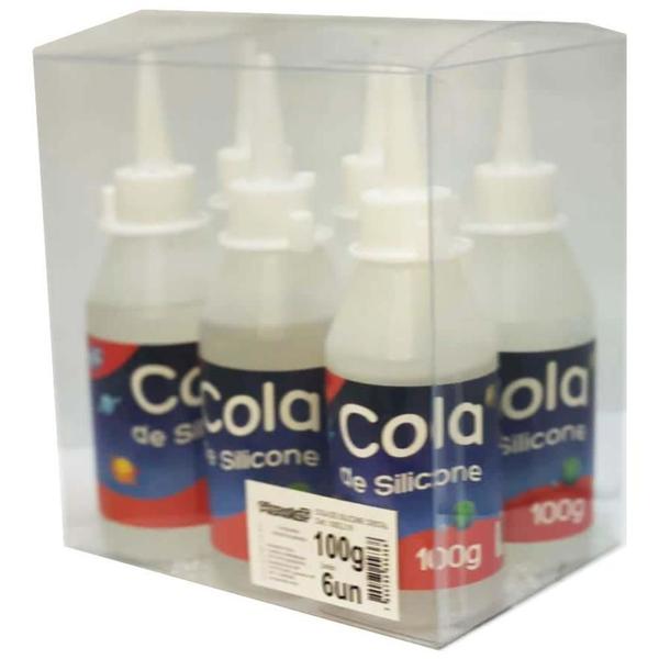 Imagem de Cola para Artesanato Silicone 100G. Cristal CX.C/06