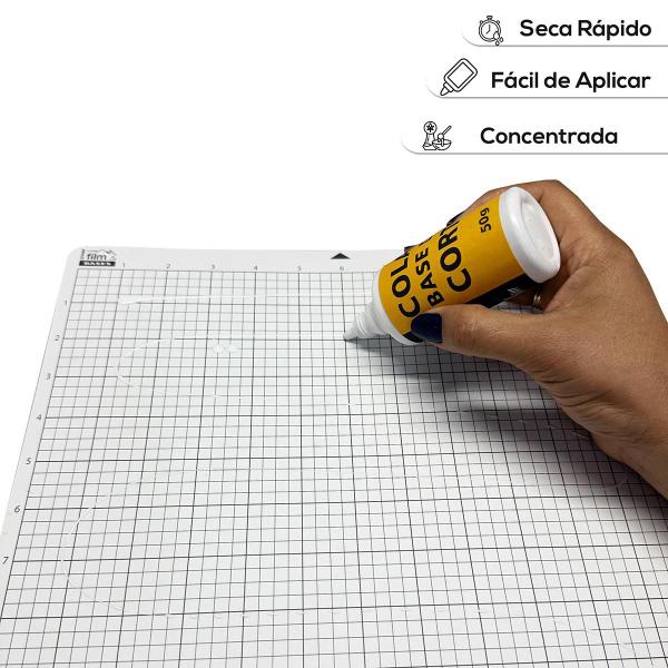 Imagem de Cola para Base de Corte Silhouette e ScanNCut - Permanente - Com Lacre de Segurança - Reposição - 50g