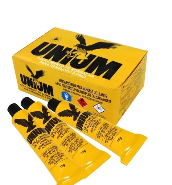 Imagem de Cola Para Remendo A Frio Unium Câmara de Ar Bike Kit 3 Unid