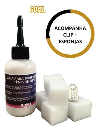 Imagem de Cola Para Tênis De Mesa 60ml Adesivo Para Borracha raquete ping pong profissional