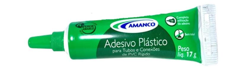 Imagem de Cola Para Tubos E Conexoes Pvc Amanco 17Gr