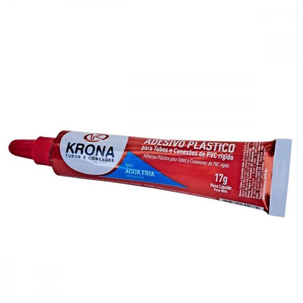 Imagem de Cola Para Tubos E Conexoes Pvc Krona 17Gr. - Kit C/48 Peca