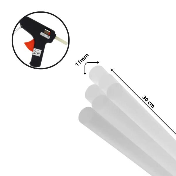 Cola Quente 1kg Bastão 11mm Fixação de Tecidos Artesanato - Plumas e Penas Imagem de Cola Quente 1kg Bastão 11mm Fixação de Tecidos Artesanato