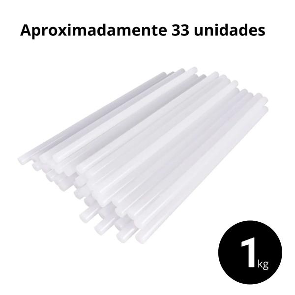 Cola Quente 1kg Bastão 11mm Fixação de Tecidos Artesanato - Plumas e Penas Imagem de Cola Quente 1kg Bastão 11mm Fixação de Tecidos Artesanato