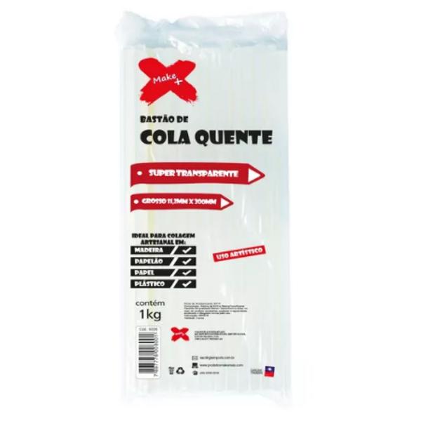 Imagem de Cola Quente Make + Grossa 1KG Transparente Pct 1KG