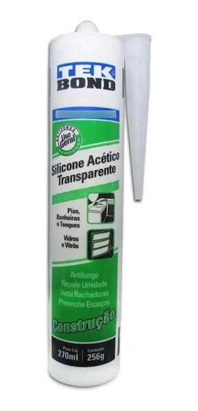 Cola Silicone Multi Uso Acético Incolor Tek Bond 256g - Saint-Gobain Imagem de Cola Silicone Multi Uso Acético Incolor Tek Bond 256g