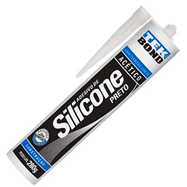 Imagem de Cola Silicone  Multi Uso Acético Preto Tek Bond 280g