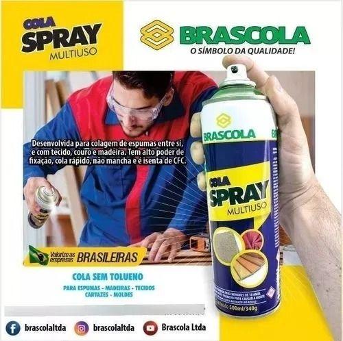 Imagem de Cola Spray Brascola Cola Spray de 340g