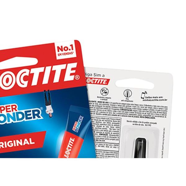 Imagem de Cola Super Bonder 03G Original . / Kit C/ 24 Unidades