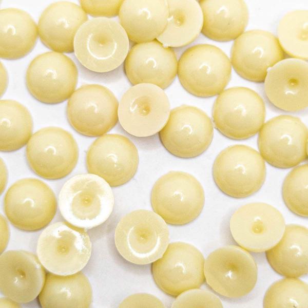 Colagem Meia Pérola Plástico Amarelo 8mm 500pçs 200g - Macall Imagem de Colagem Meia Pérola Plástico Amarelo 8mm 500pçs 200g