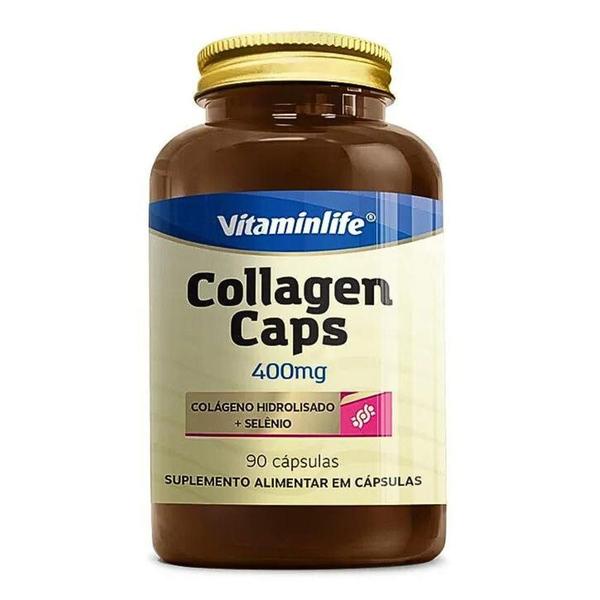 Imagem de Colágenio hidrolisado + selênio 400mg com 90 cápsulas