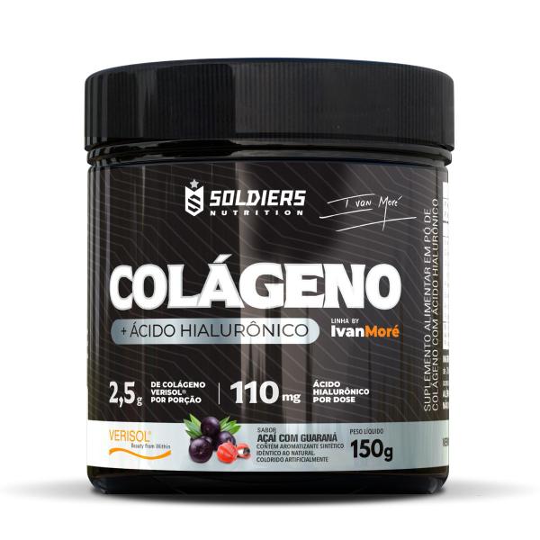 Imagem de Colágeno Ácido Hialurônico Linha Ivan Moré - 150g - Soldiers Nutrition