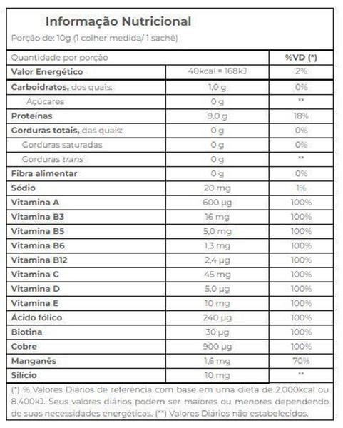 Imagem de Colágeno Colagentek Laranja com Acerola Pote 300mg CLK300LA Vitafor