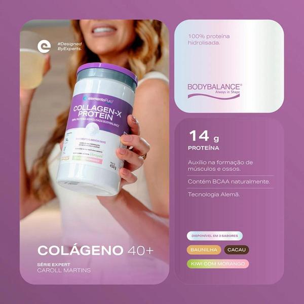 Imagem de Colágeno Collagen-X Protein Bodybalance pote 450g  - Elemento Puro