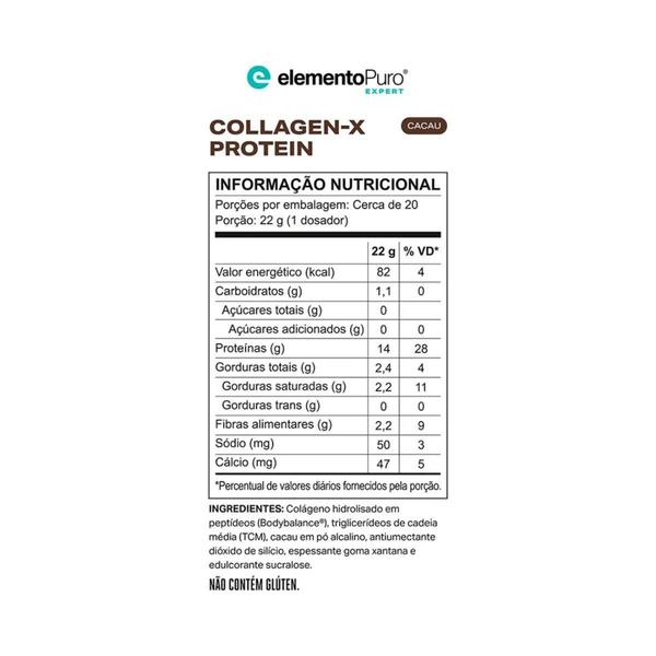 Imagem de Colágeno Collagen-X Protein Bodybalance pote 450g  - Elemento Puro