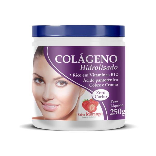 Imagem de Colageno em po health labs 250g morango