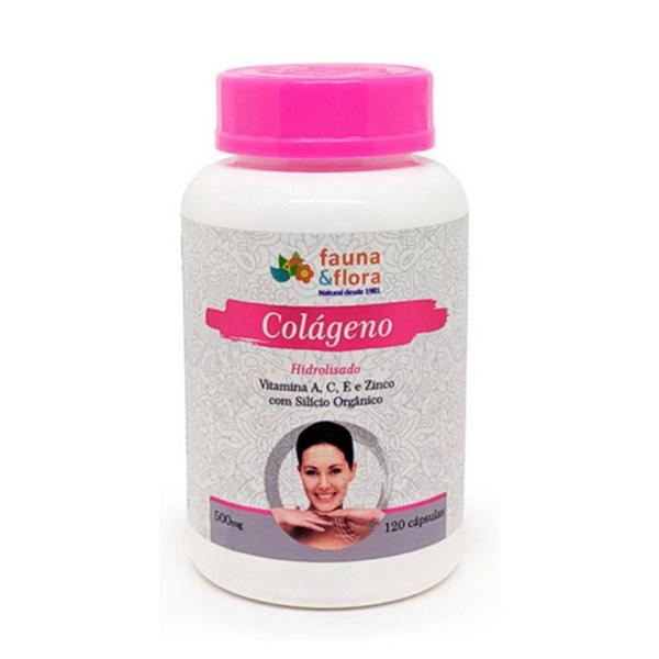 Imagem de Colágeno fauna e flora 500mg 120 cápsulas