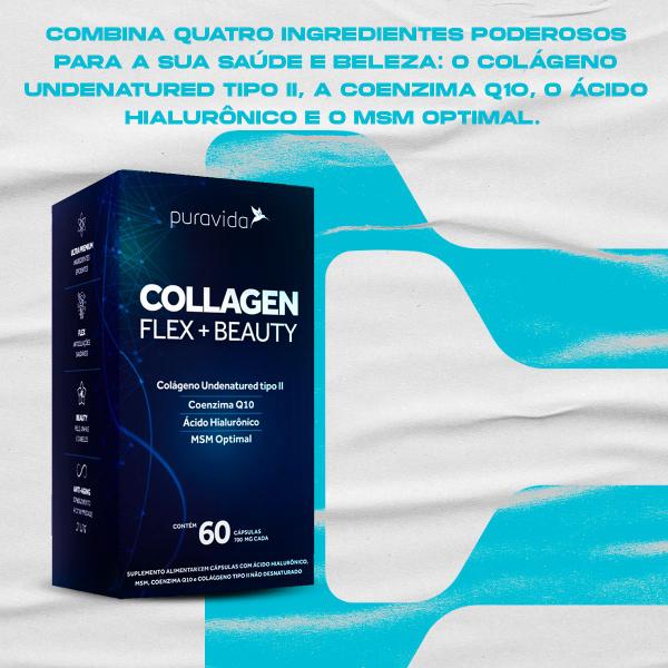 Imagem de Colágeno Flex + Beauty 60 Cápsulas - PuraVida