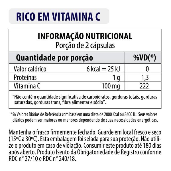 Imagem de Colágeno Hidrolisado 1000 mg + Vit. C Vitgold Kit2x 100 cáp.