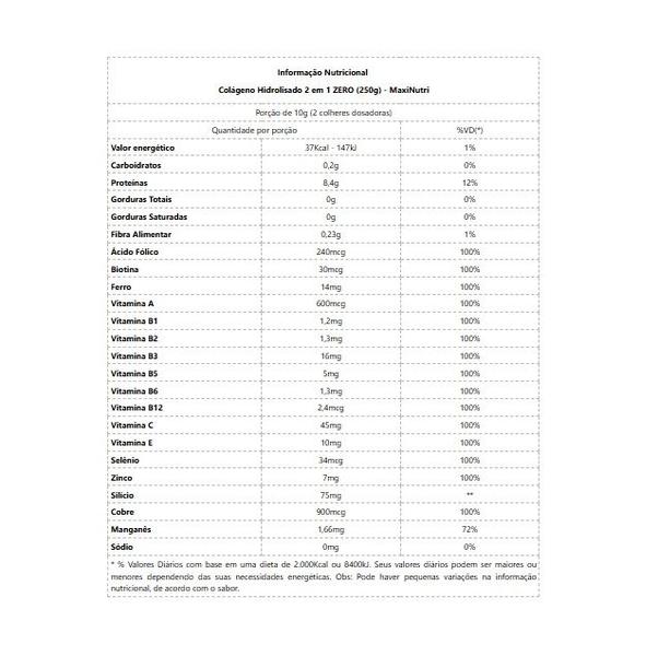 Imagem de Colágeno Hidrolisado 2 em 1 ZERO (250g) - Sabor: Original