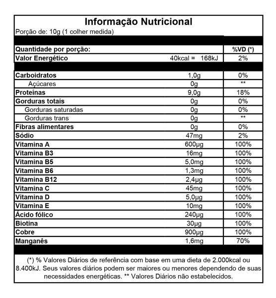 Imagem de Colágeno Hidrolisado Colagentek 300g Vitafor Sabor Abacaxi