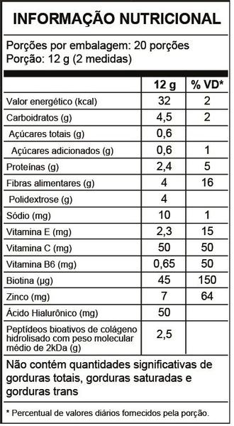 Imagem de Colágeno Hidrolisado com Ácido Hialurônico e Biotina - RenewSkin - 240g - Entre Elas