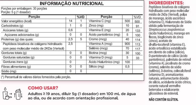 Imagem de Colágeno Hidrolisado com Ácido Hialurônico Healthspan 150g - Use Orgânico