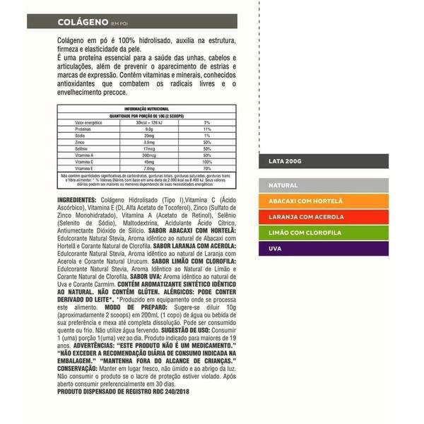 Imagem de Colageno hidrolisado ct-1 200g - body action abacaxi c hortelã