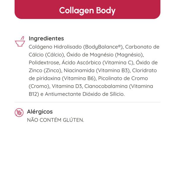 Imagem de Colágeno Hidrolisado e Isolado Proteína Body Balance 15g Com Vitaminas Em Pó Sabor Neutro 30 Doses Vhita 3 unidades