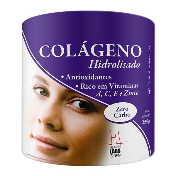 Imagem de Colágeno Hidrolisado Health Labs Sabor Morango 250g