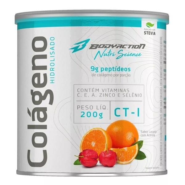 Imagem de Colágeno Hidrolisado Nutri Science - 200g Laranja com Acerola - BodyAction - Body Action