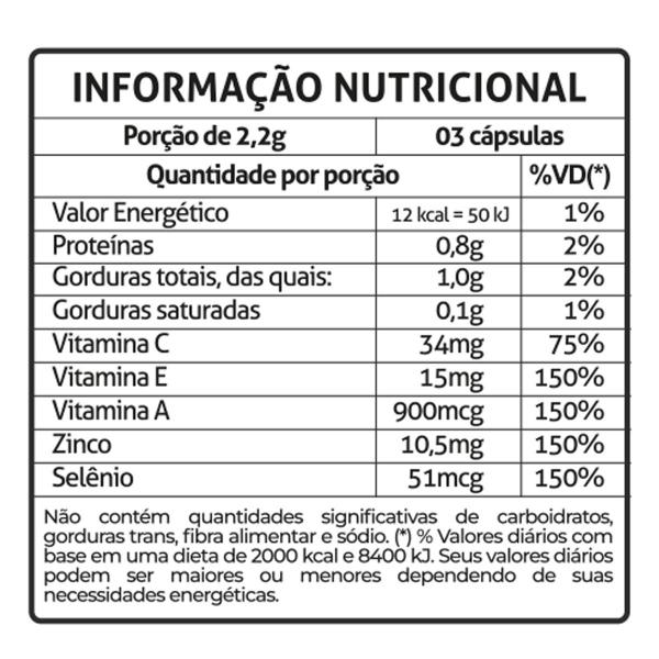 Imagem de Colágeno Hidrolisado Supreme com Vitaminas A C E Zinco e Selênio 90 cápsulas Fitoprime