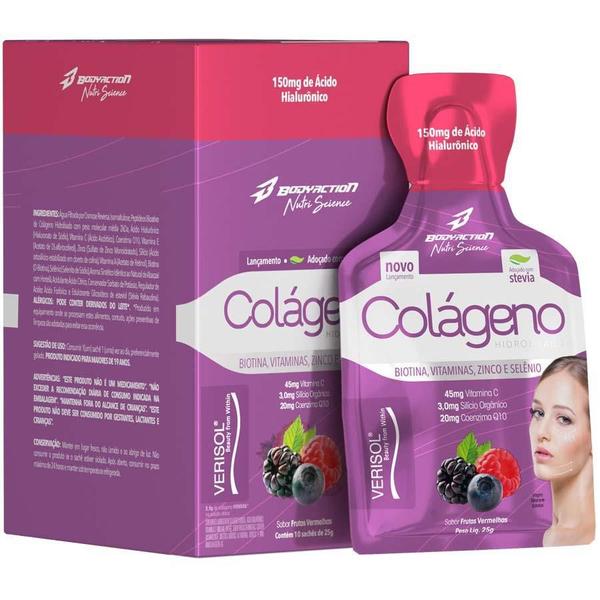 Imagem de Colágeno Hidrolisado Verisol Em Gel Cx 10 Bodyaction Frutas