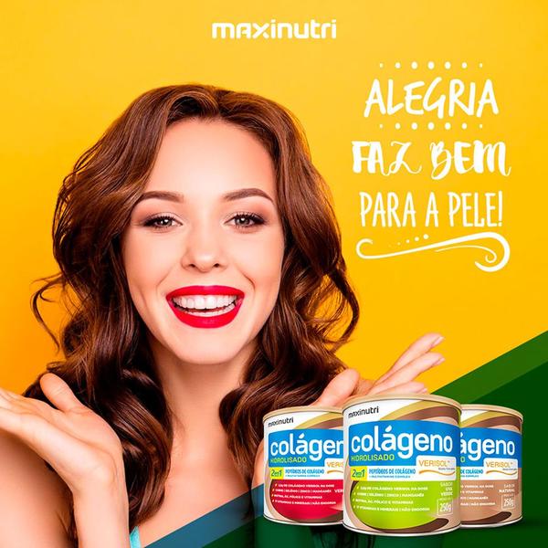 Imagem de Colágeno Hidrolisado Verisol Maxinutri Lata 250g Uva Verde