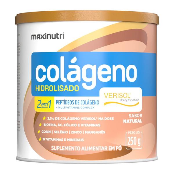 Imagem de Colageno Hidrolisado Verisol Sabor Natural 250g Maxinutri