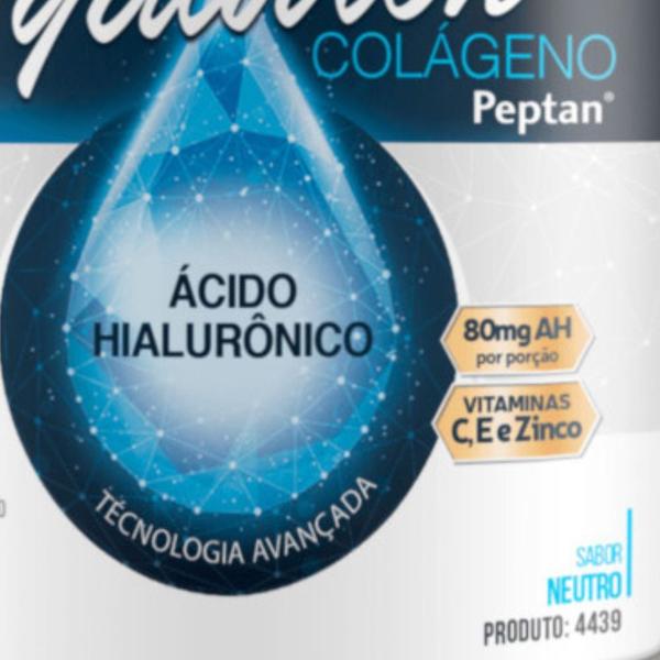 Imagem de Colágeno Peptan + Ácido Hialurônico Hyaluron Instantâneo Neutro 275g