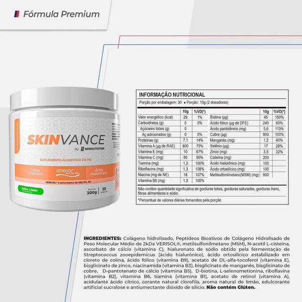 Imagem de Colágeno Skinvance em Pó - Limão - 300g - NewNutrition