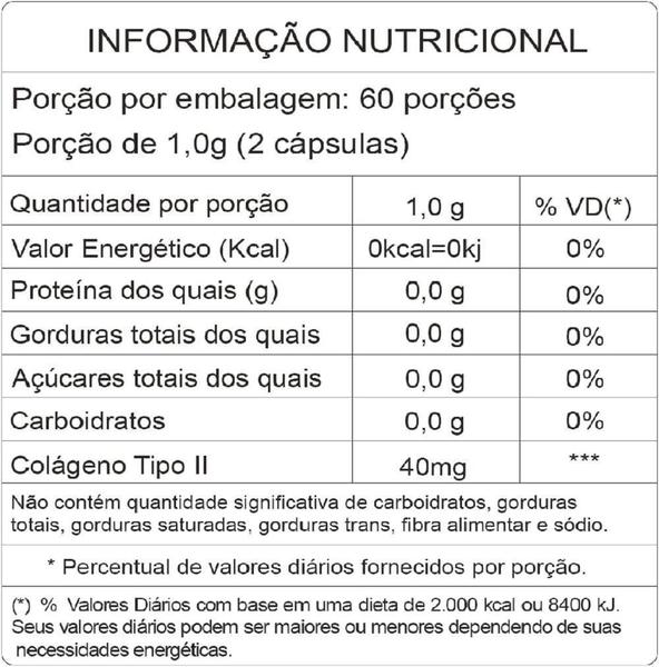 Imagem de Colágeno Tipo 2 120 Cáps. Prime Ervas